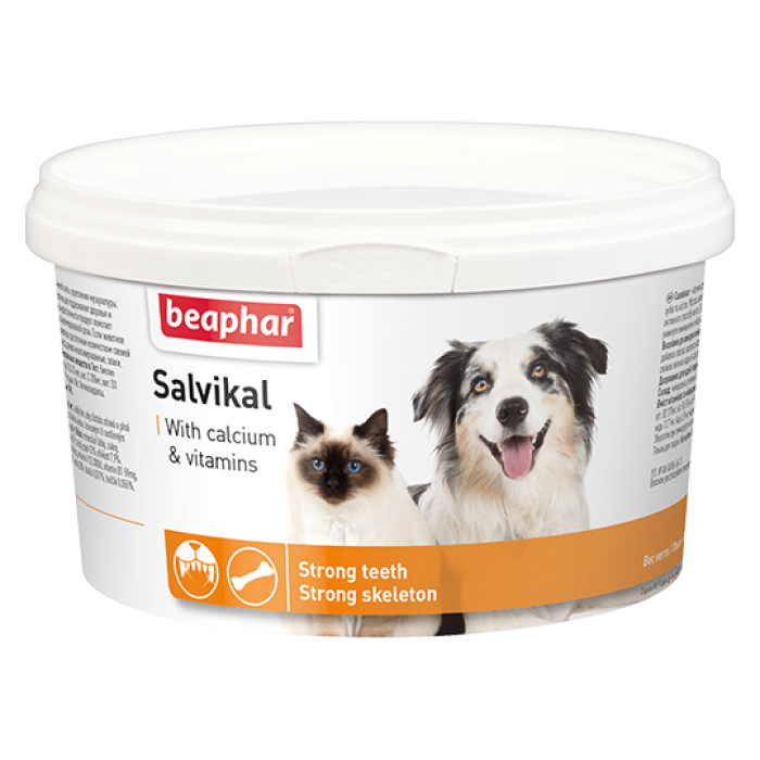 Beaphar Кормова добавка Salvikal для котів та собак, 250г